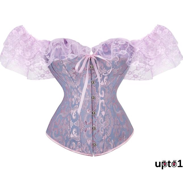 Đai nịt bụng định hình xương cá phối ren hoa có dây rút quyến rũ cho nữ | BigBuy360 - bigbuy360.vn