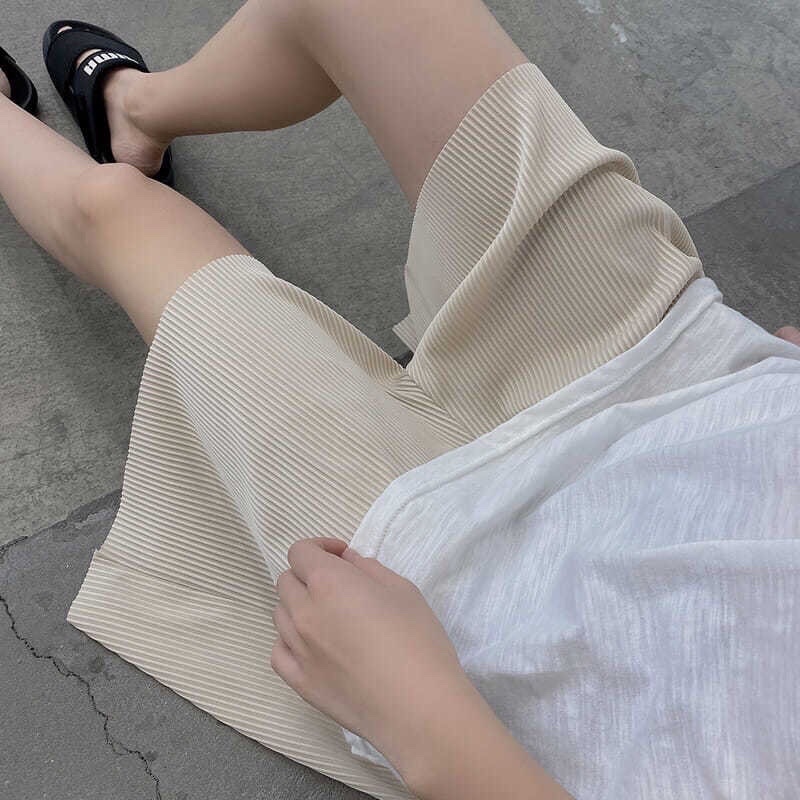 Quần bầu ngố tăm mùa hè ống rộng suông có chun chỉnh bụng thiết kế cao cấp