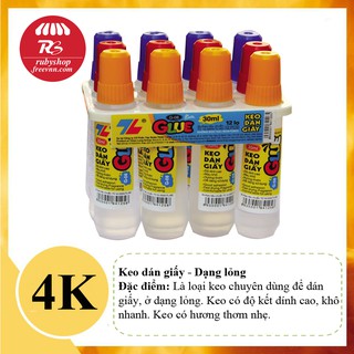 Keo dán giấy - Dạng lỏng