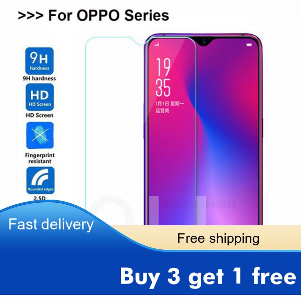 Kính Cường Lực Cho Oppo A39 A5 A57 A71 A72 A59 A73 A77 A79 A83 A1 A9 A5 A9 2017 2018 2020 Realme 6 V5 Pro A31 F15 C3 X50 2020