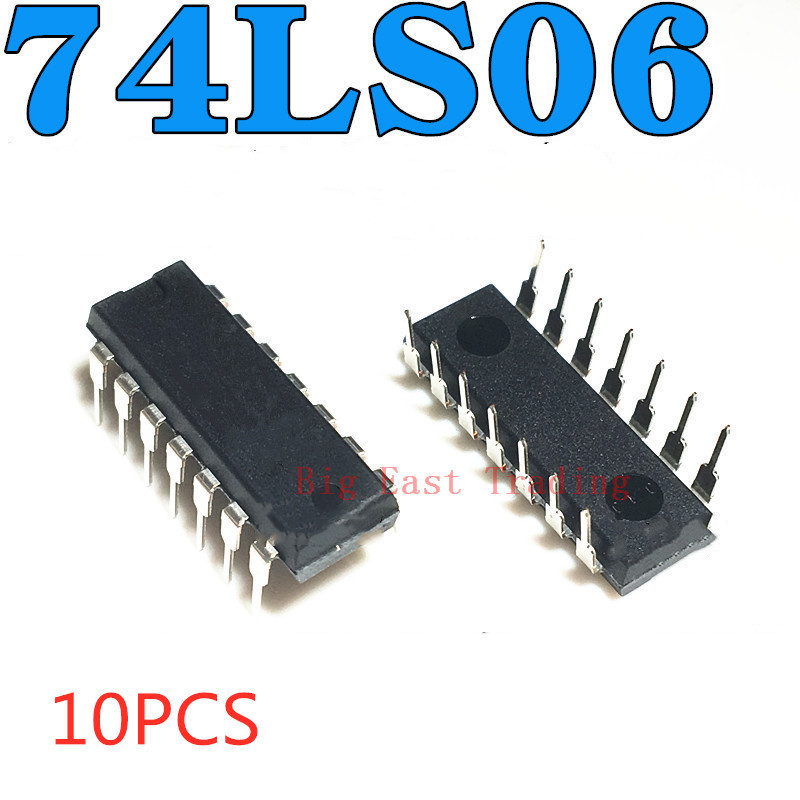 10 CÁI SN74LS06N DIP14 SN74LS06 DIP 74LS06N 74LS06, đảm bảo chất lượng