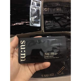 Combo 10 gói mặt nạ thải độc sủi bọt dưỡng da su:m 37