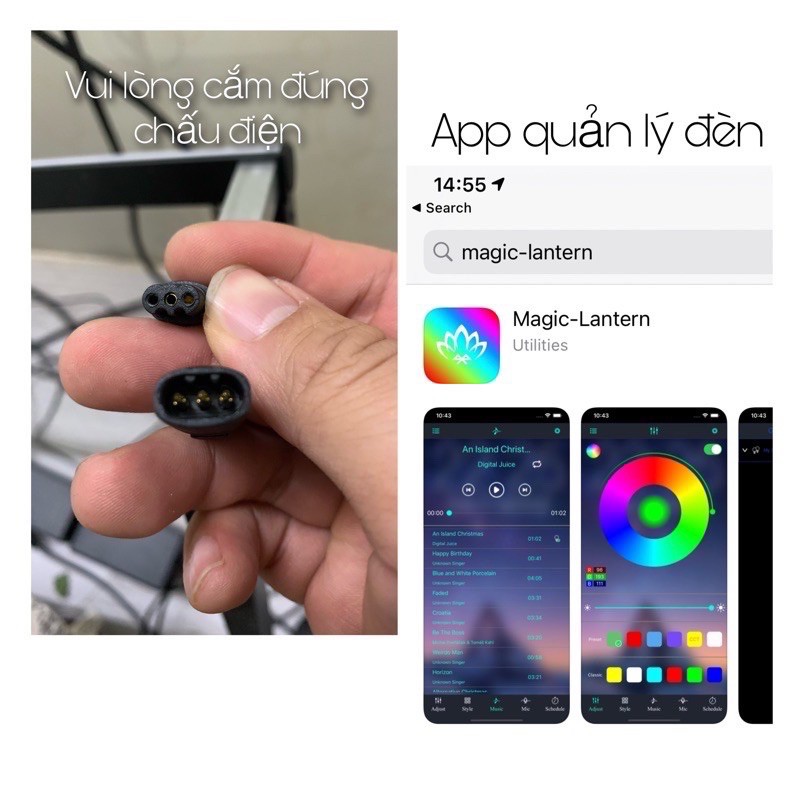 Đèn led góc tường light corner RGB 2021 trang trí phòng: khách ,ngủ, game, điều khiển qua App hàng có sẵn