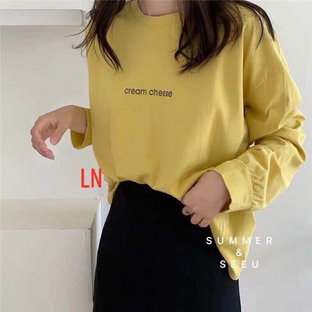 [FREESHIP ĐƠN TỪ 50K] Áo thun Cream Cheese tay suông LNG1019