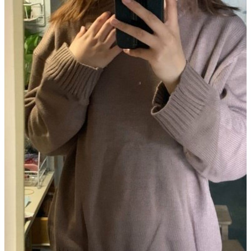 (Có sẵn) Set cô gái nhỏ Nhật Bản ngọt ngào váy kẻ phối áo len dệt kim màu tím | BigBuy360 - bigbuy360.vn