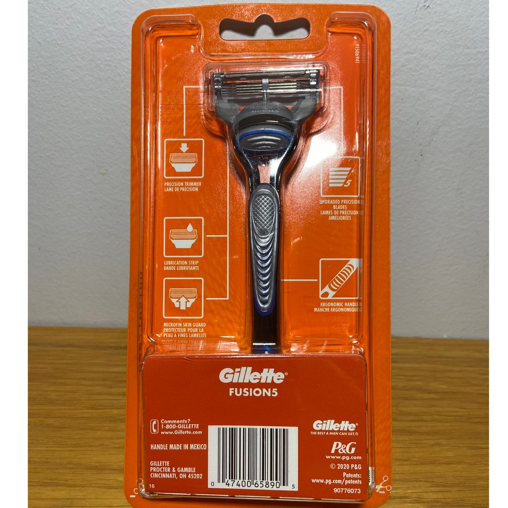 Dao cạo râu 5 lưỡi Gillette Fusion5 hàng xách tay Mỹ