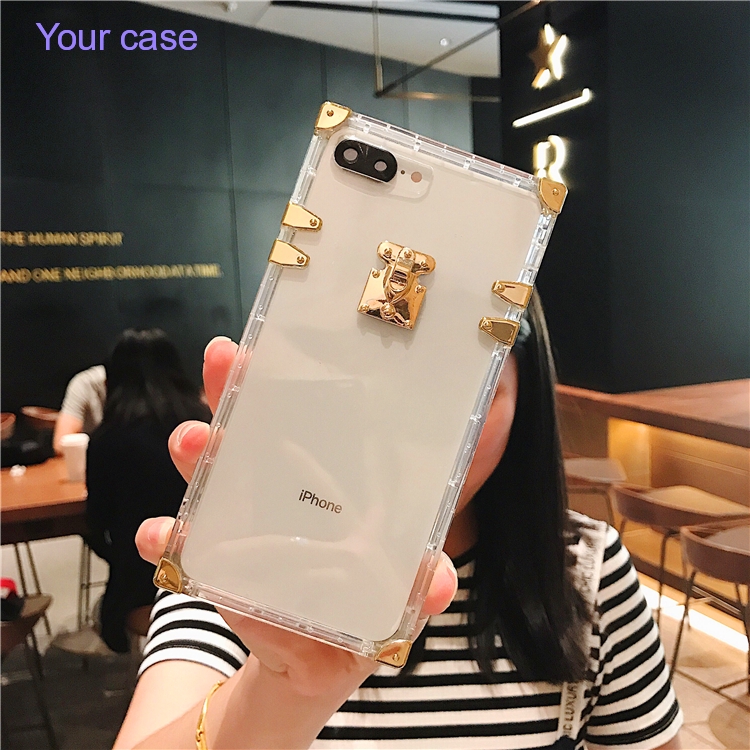 Ốp Điện Thoại Cứng Trong Suốt Kèm Dây Đeo Thời Trang Cho iPhone 6/6S 7/8 6P/6SP 7P/8P X/XS XR XS MAX 12 ip13