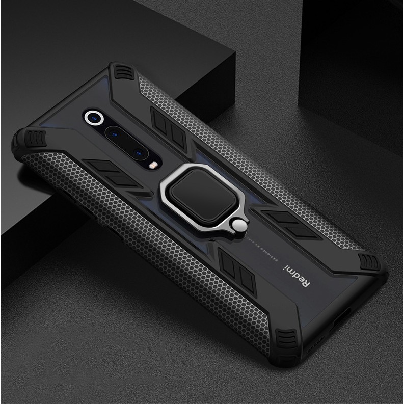 Ốp lưng kiểu giáp chống sốc có vòng đỡ từ tính gắn ô tô  Xiaomi Redmi K20 Pro K30 5G Pro Redmi Note 8 Pro Note 7 Pro K20 Pro