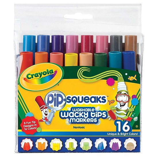 BÚT LÔNG MINI CHÍNH HÃNG CRAYOLA GỒM 16 MÀU