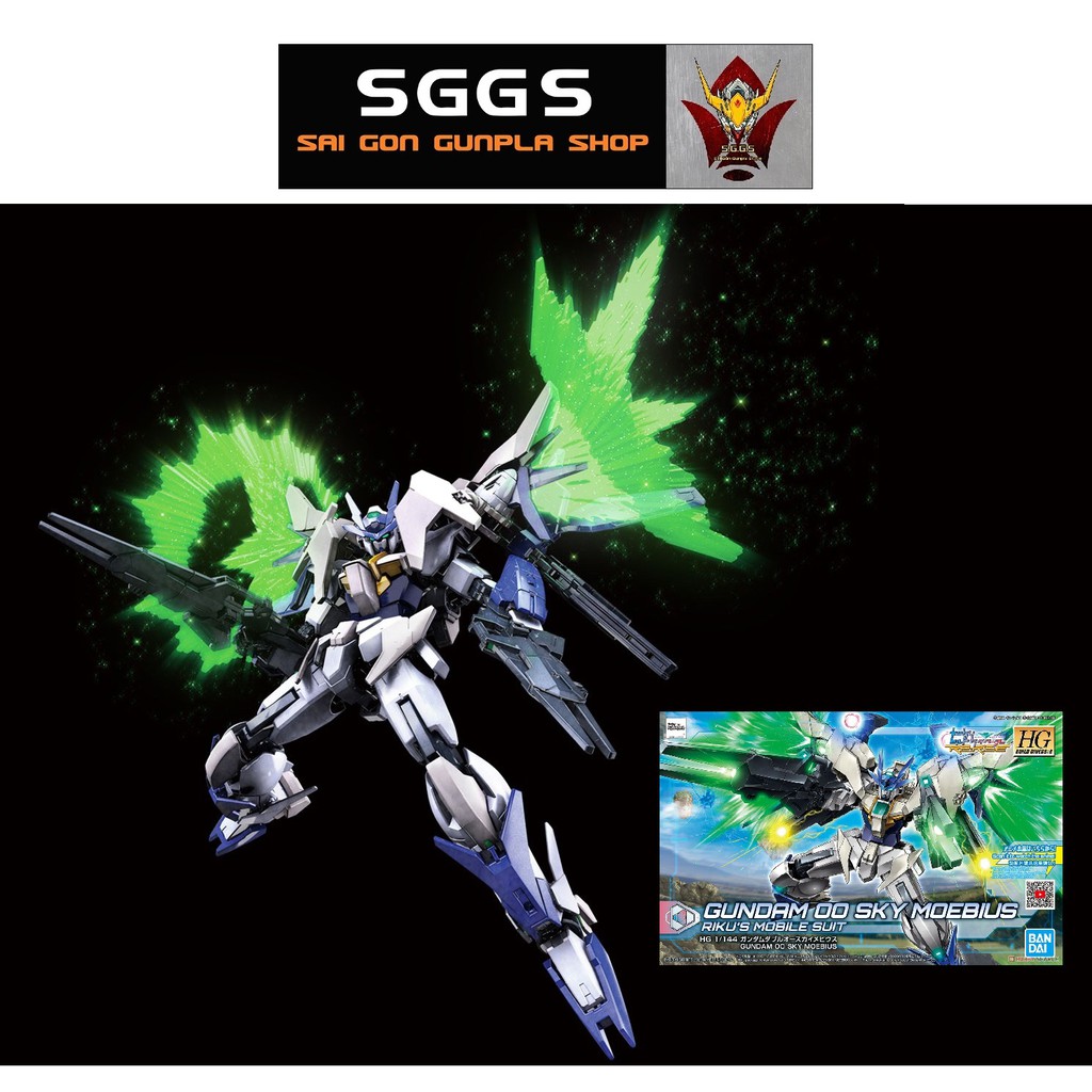 Mô Hình Gundam HG 00 Sky Moebius Bandai 1/144 Hgbd Build Divers Re: Rise Đồ Chơi Lắp Ráp Anime Nhật