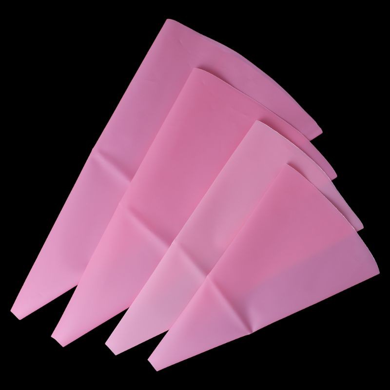 Set 4 Túi Silicon Bắt Bông Kem Trang Trí Bánh