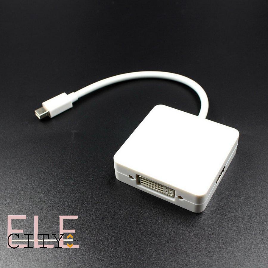 888ele⚡3In1 Mini Displayport Dp Thunderbolt To Dvi Vga HDMI-compatible Adapter Cable