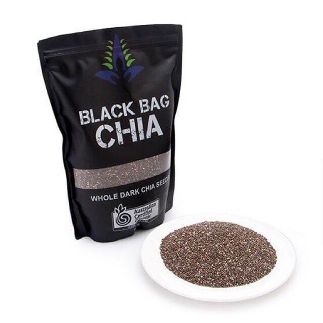 Hạt chia đen 500g Úc thương hiệu black bag chia seeds