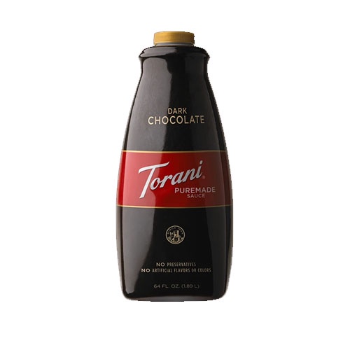 Sốt Torani socola đen Chai 1.89L.