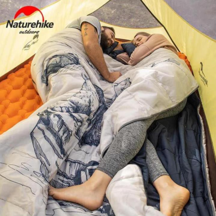 Túi ngủ đôi kèm gối NatureHike NH19S016-D