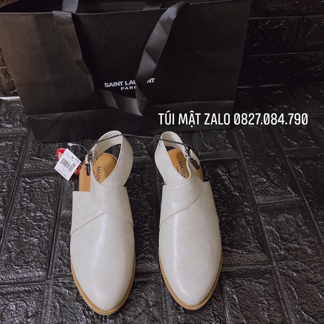 Giày DA ĐẾ BẰNG #MASSINI DƯ XỊN ODER 2-3 TUẦN