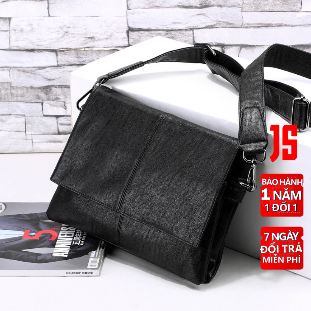 Túi Đeo Chéo Nam Thời Trang Canvesbag Jino Studio Màu Đen Đẹp Tinh Tế Form Rộng - Túi Xách Nam Chất Liệu Bền Bỉ