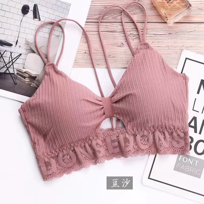 Áo bra chân ren dây kép chất đẹp mã 905