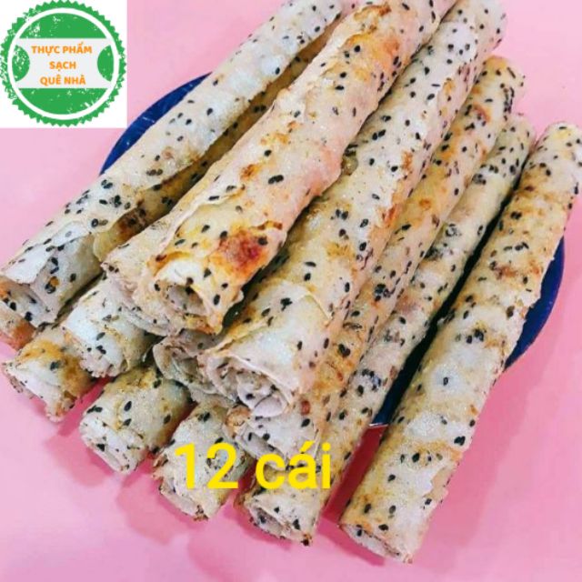 Bánh tráng phết mắm ruốc nướng Phan Rang bịch 12 cái