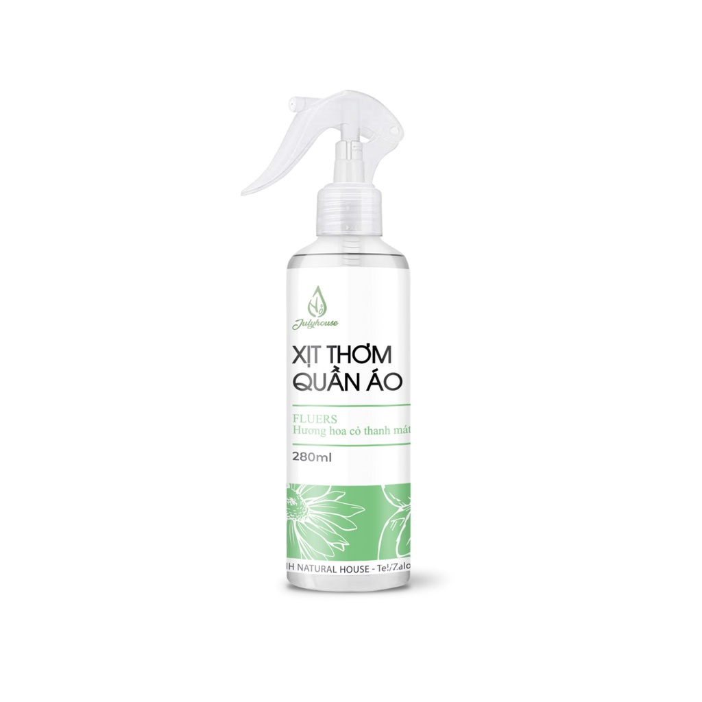 Xịt Thơm Quần Áo Fluers Hương Hoa Cỏ Thanh Mát Dành Cho Nữ