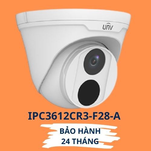 [BH 24th] Came dây 2.0 UNV IPC3612CR3-F28-A, Dome, Bán Cầu,An Ninh, Giám Sát, Quan Sát,Camera Mầm Non, Có Dây.