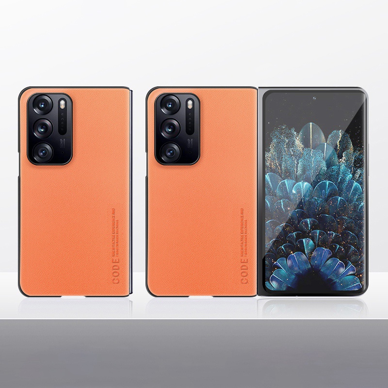Dành cho OPPO Find N Vỏ da PU mờ sang trọng chống sốc