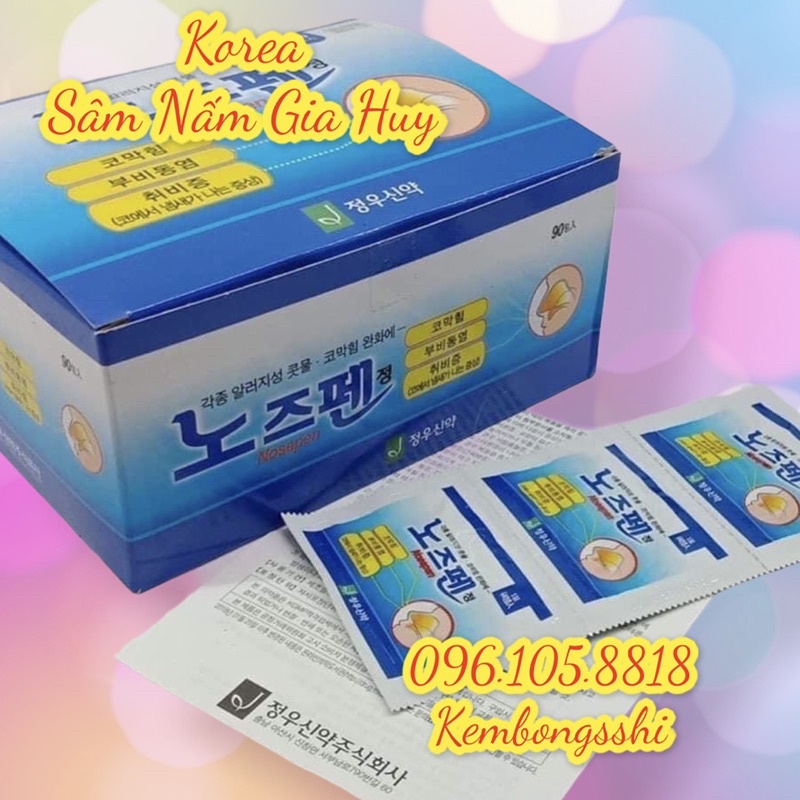 Viên Xo.ang Hàn Quốc, Hộp 90 Gói