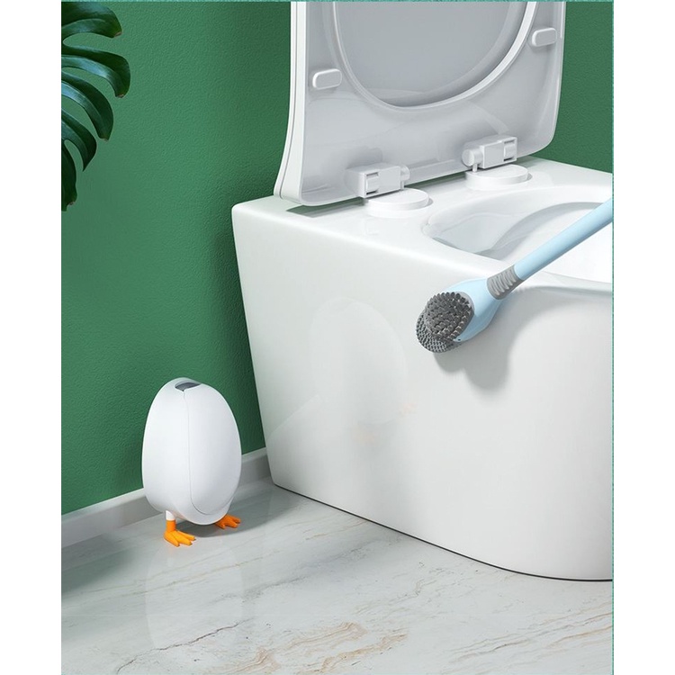 Bàn chải PP nhà vệ sinh hình vịt treo tường lông dày dễ thương cho khách sạn gia đình