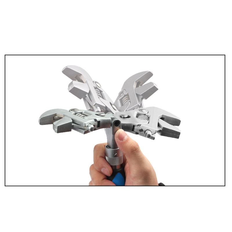 Cờ Lê Gấp 10 &quot;5 Trong 1 Có Thể Điều Chỉnh 180 Độ