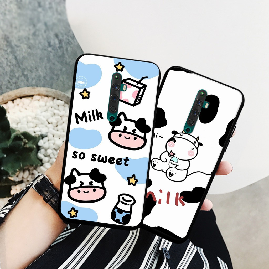 ỐP LƯNG OPPO RENO 2/RENO 2F/RENO BÒ SỮA MOO CỰC ĐÁG YÊU-GIÁ RẺ