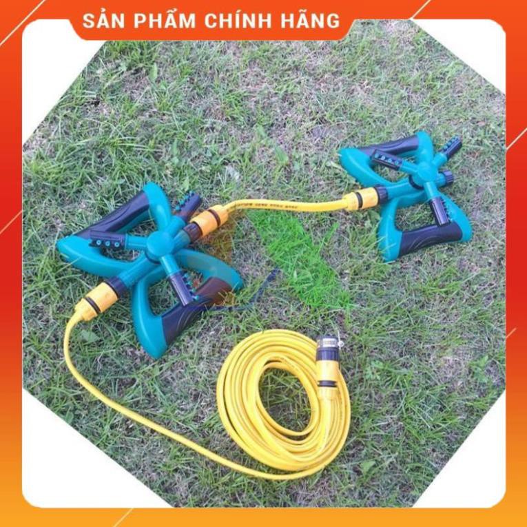 🚿 Vòi phun nước tưới cây tự động 3 trục xoay 360° (Hình cánh bướm) 206798 🚿 [SKM]