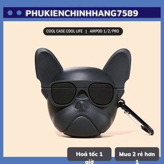 🔥 Case Ap 1/2 & Pro 🔥 Freeship 🔥 VỎ BỌC  CHÓ PITBULL NGẦU - Cho Tai Nghe Không Dây (Bluetooth) - MOBILE89