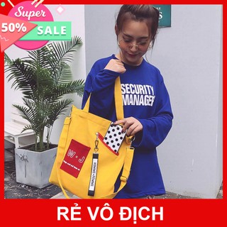 Túi Tote khóa kéo WJ thời trang