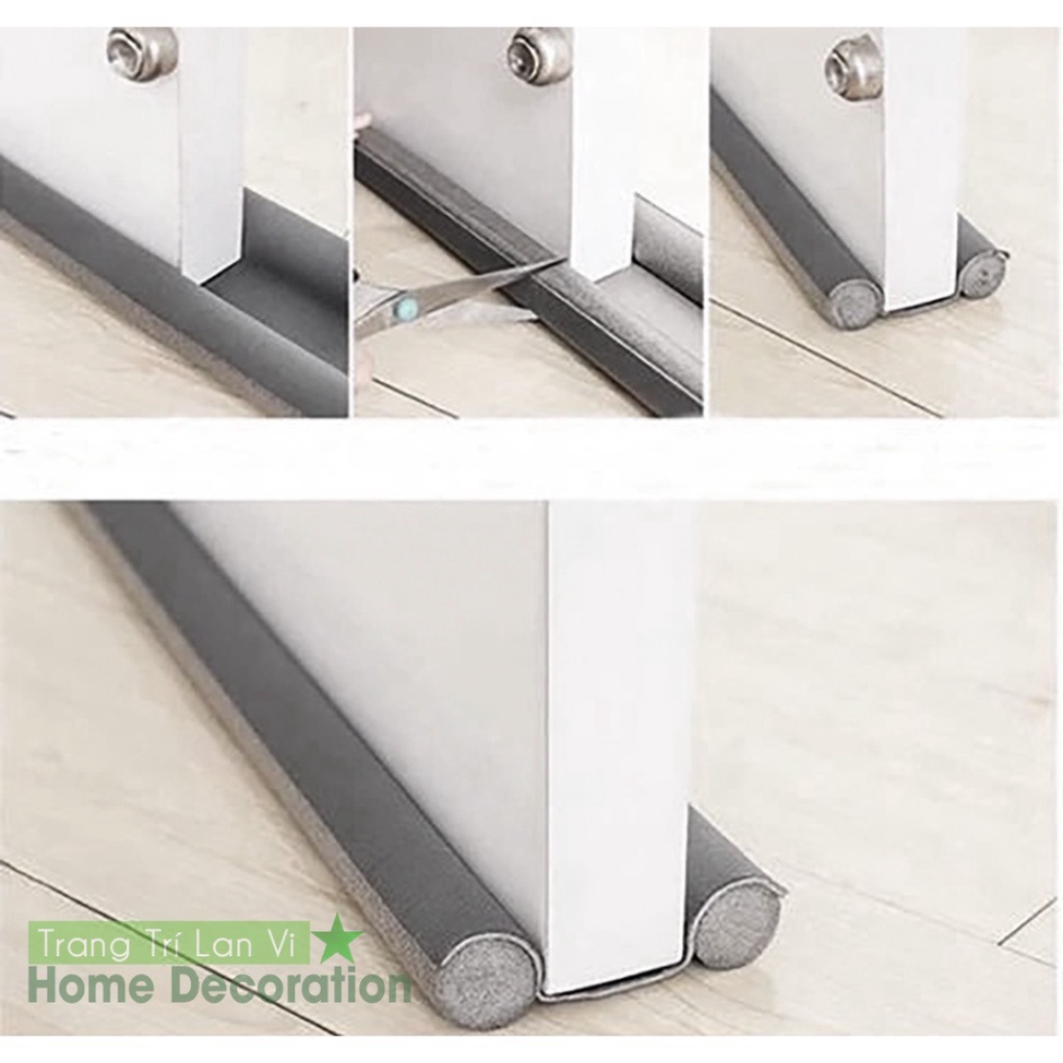 Thanh Nẹp Cửa Mút Xốp 93cm Chặn Khe Cửa, Che Gió,Cách Âm, Côn Trùng, Chống Kẹt Tay