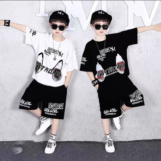 Bộ hè hip hop bé trai- bộ hè mẫu cá mập mã 57-58 chất lượng tốt