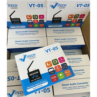 Bộ chuyển đổi âm thanh Optical sang Analog Vitech VT05, có Bluetooth
