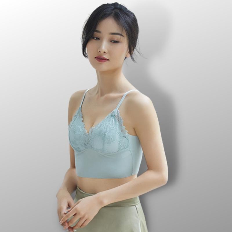 Áo Lót Nữ Su Viền Hoa Nâng Ngực AN Bra Mút Mỏng Thoáng Mát 8842