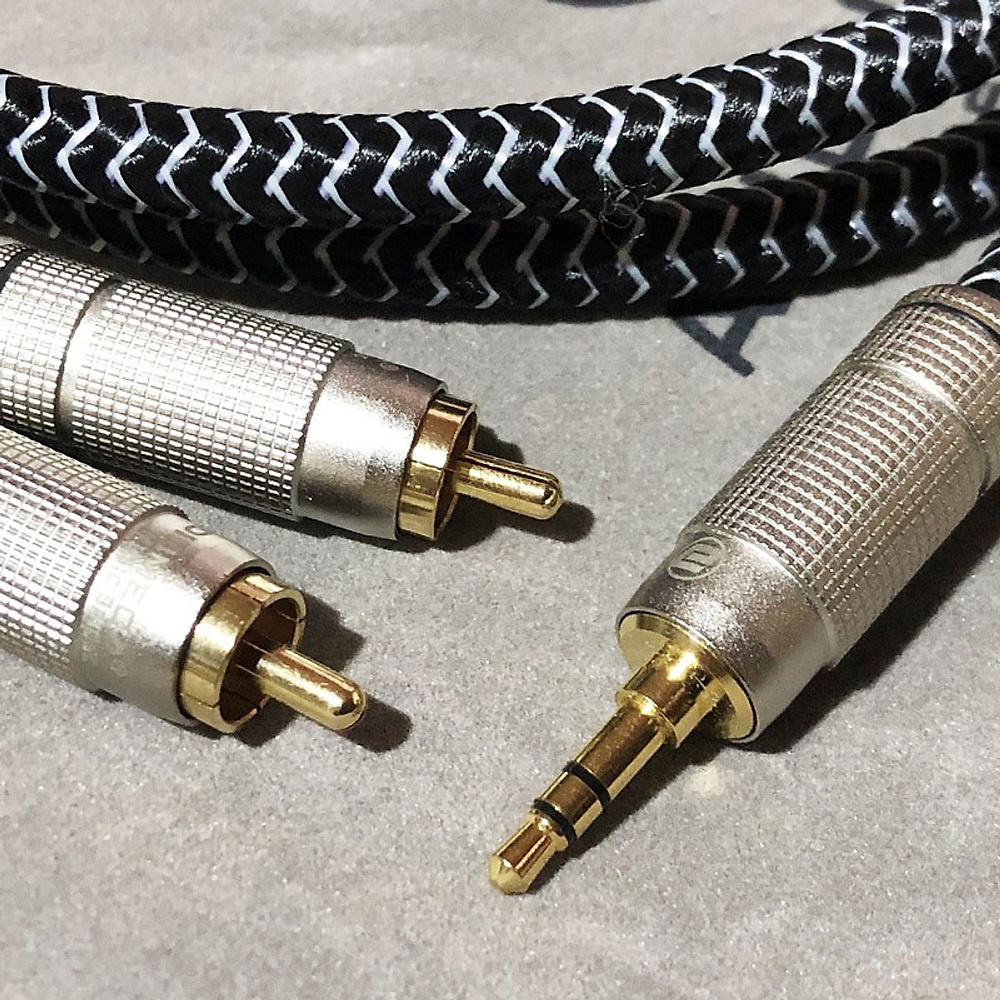 Dây Loa 3.5 ra 2 Đầu RCA  Audiomeca SW-1290 - Hàng Chính Hãng