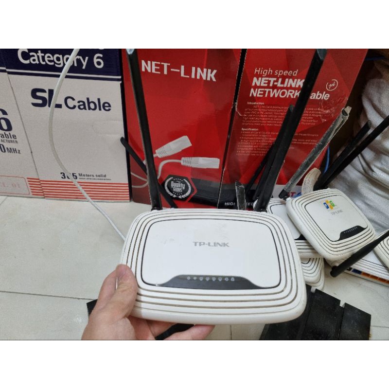Bộ phát Tplink 2 râu bản quốc tế tốc độ 300Mbps