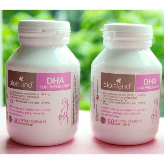 Vitamin bà bầu Bio Island DHA 60 viên bổ sung dưỡng chất cho bà bầu