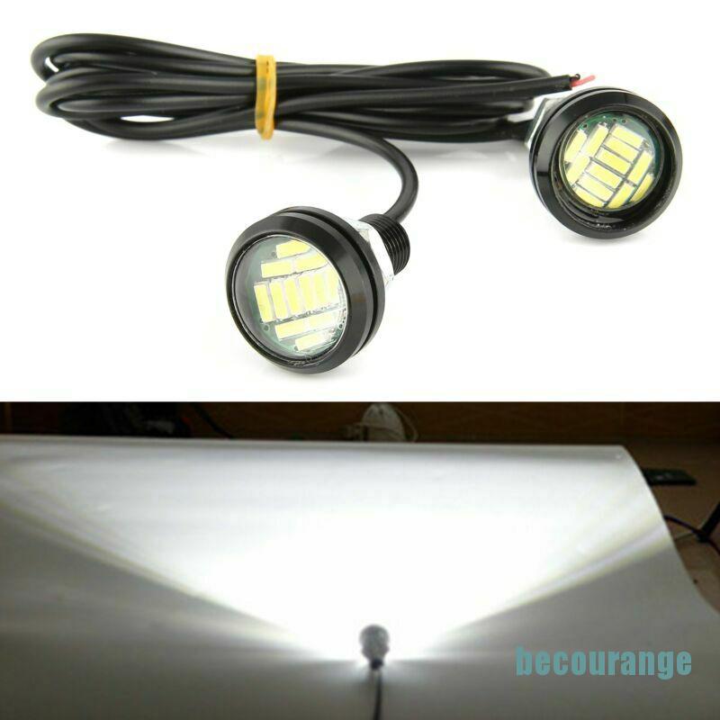 1x White DC 12V 5W Eagle Eye LED Daytime Running DRL Backup Light Car Auto Lamp