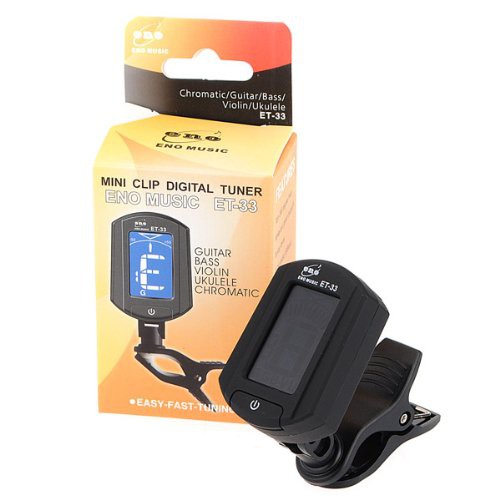 Máy Lên Dây Đàn Ghi-ta Tuner ET-33 Loại 1 (Đen)