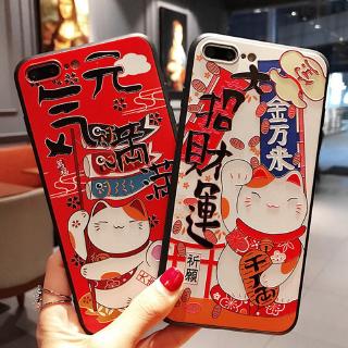 Ốp Lưng Hình Mèo Cầu Tài Nhiều Mẫu Mã Cho Điện Thoại Xiaomi Redmi K30 K20 Pro Note 3 4 4X 5A Prime