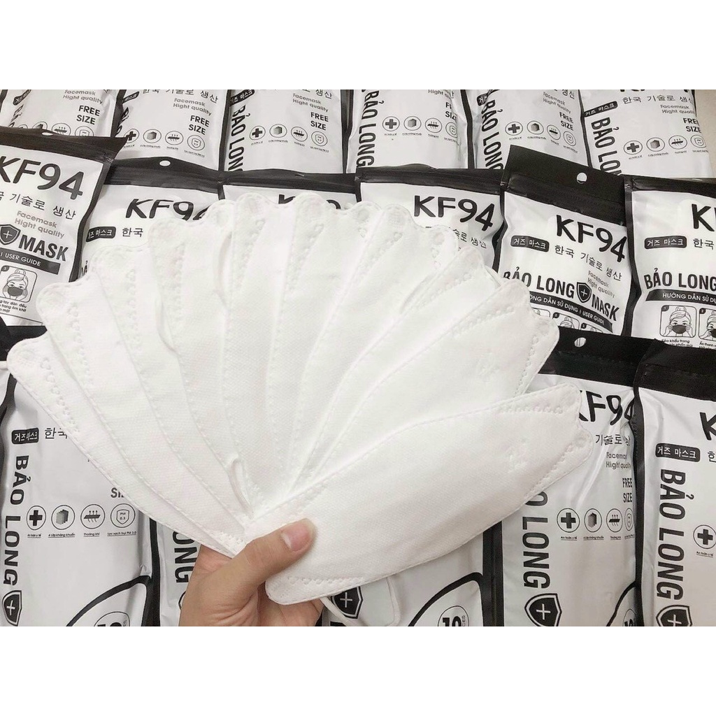 Bán sỉ, Combo sỉ 300 cái khẩu trang 4D KF94 BLMASK hàng loại 1