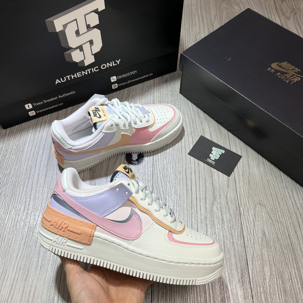 [CHÍNH HÃNG] Giày thể thao NIKE AIR FORCE 1 SHADOW SAIL PINK GLAZE