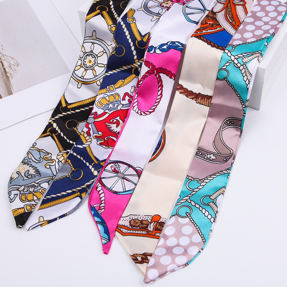 Khăn Buộc In Họa Tiết Thời Trang Đa Năng Cho Nữ