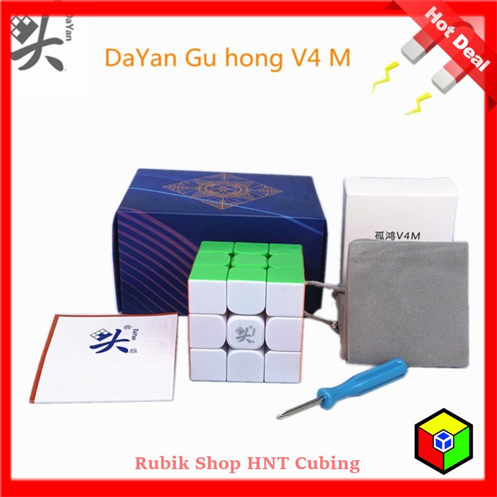 Rubik 3x3 Cao Cấp DaYan GuHong v4 M (Có Sẵn Nam Châm)