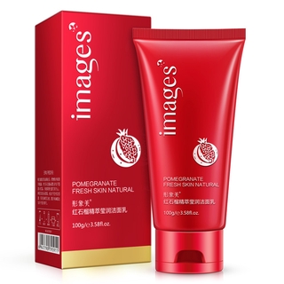 Image Beauty Red Pomegranate Facial Cleanser Plant Personal Care Series Facial Cleanser Anti-Acne Facial Cleanser Cream