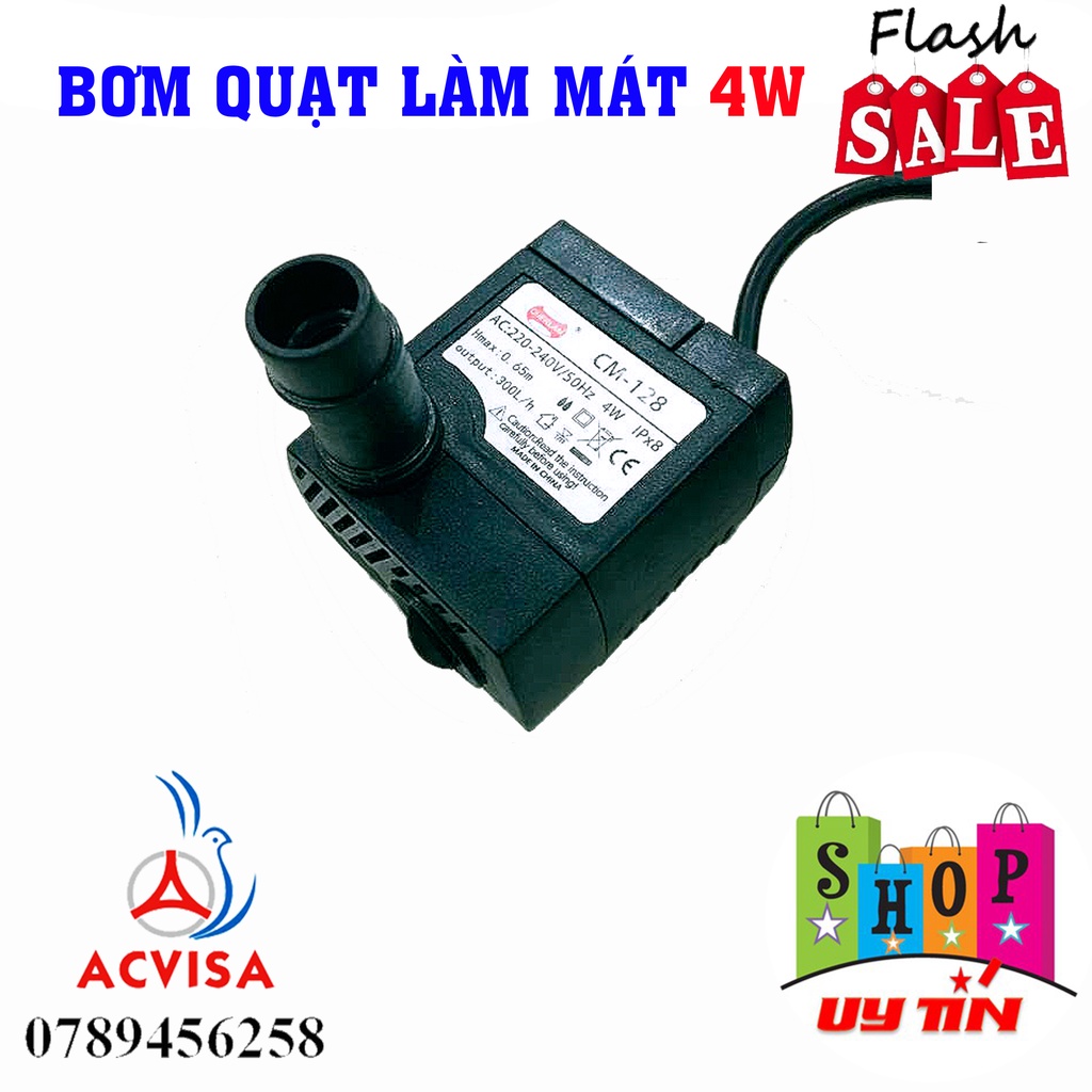 Bơm quạt làm mát 4W (Hàng chất lượng - Giá rẻ)