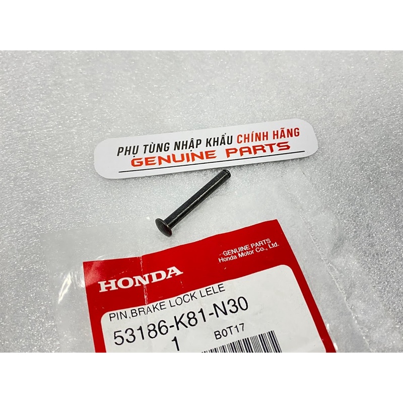 Ốc gài khóa tay thắng VARIO CLICK 2018 2021 chính hãng Honda, Chốt nắp tay thắng phanh 53186-K81-N30